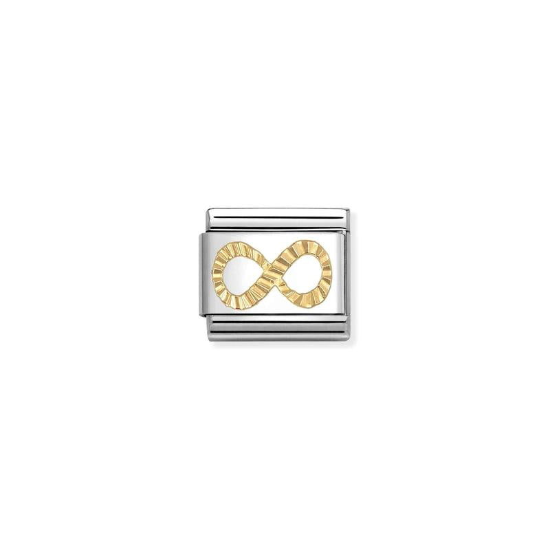 Nomination Composable Classic Link, Yellow Gold Infinity