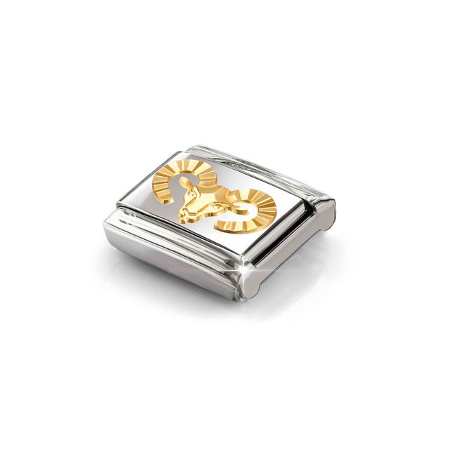 Nomination Composable Link Aries Zodiac, 18K Gold - angle