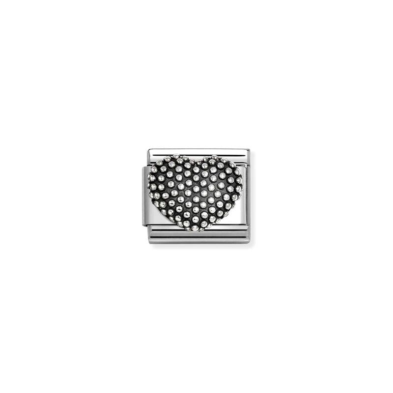 Nomination Composable Link Ballpoint Heart, Silver