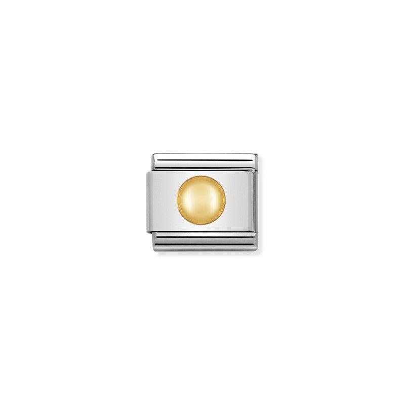 Nomination Composable Link Big Dot, 18K Gold
