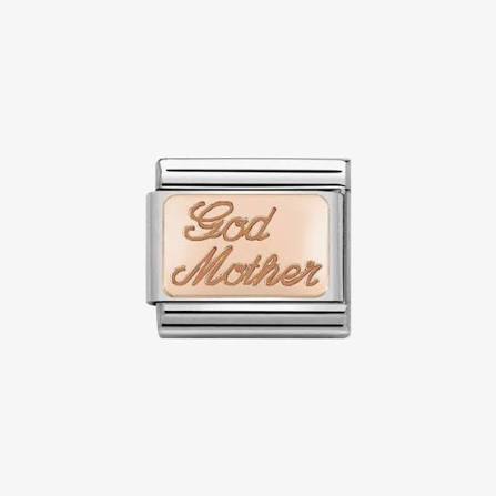 Nomination Composable Link GodMother, 9K Rose Gold