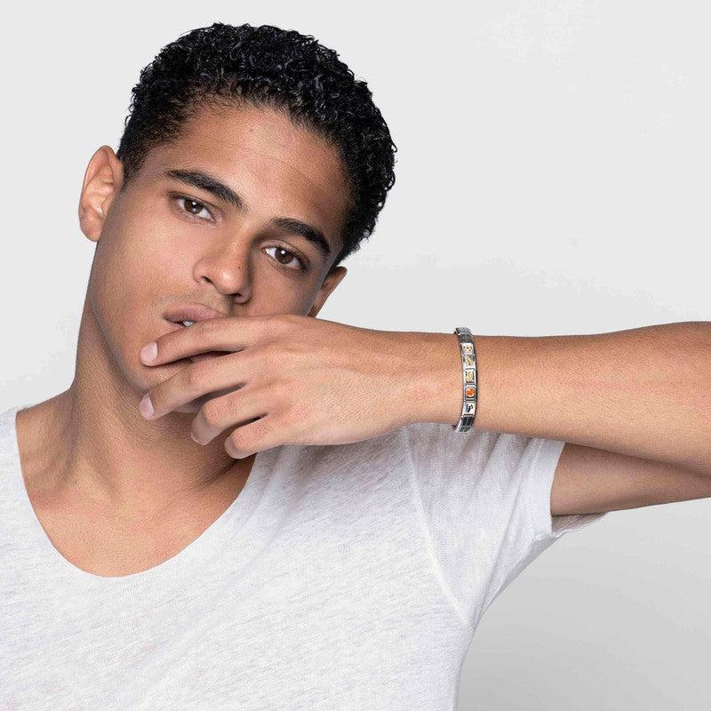 Nomination Composable Link Heart, Speech Bubble, 18K Gold