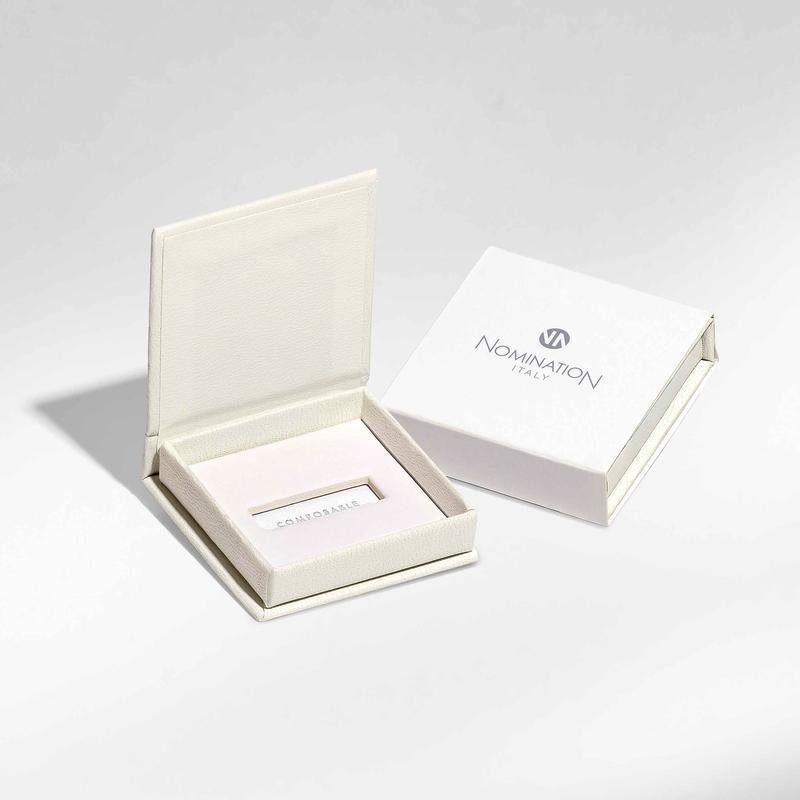 Nomination Composable Link Moon with CZ, 925 Sterling Silver