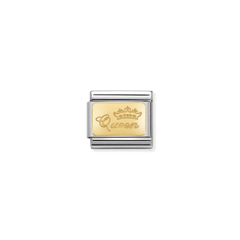 Nomination Composable Link Queen, 18K Gold