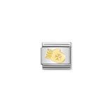 Nomination Composable Link Snowglove, 18K Gold