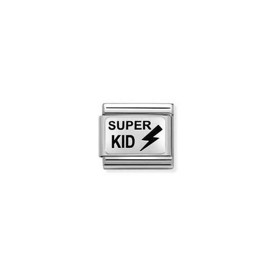 Nomination Composable Link Super Kid, Silver & Enamel