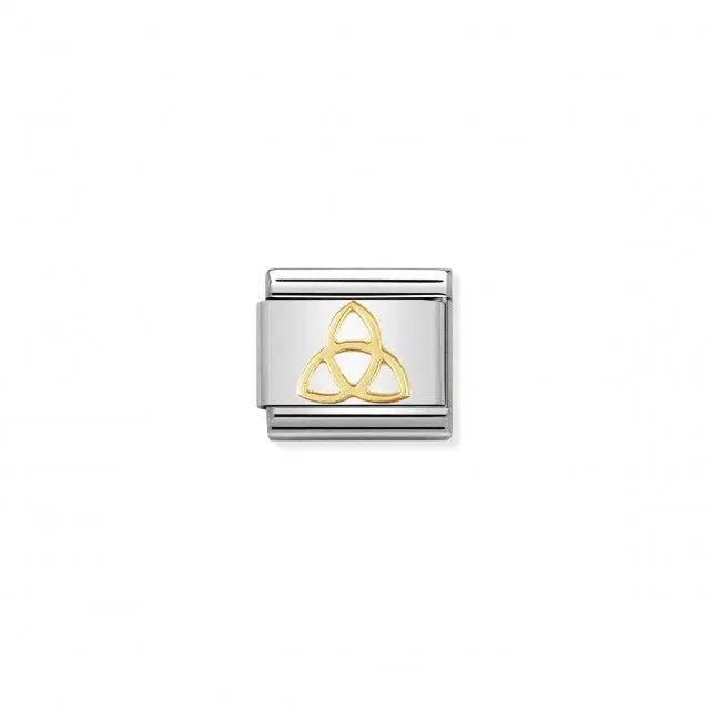 Nomination Composable Link Trinity Knot, 18K Gold