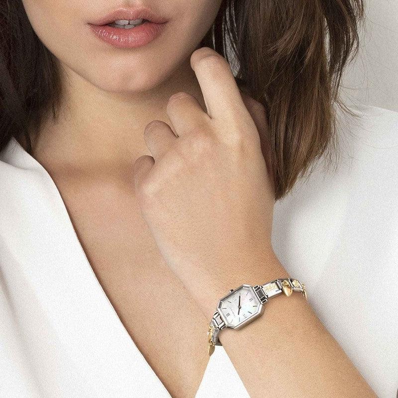 Nomination Composable Paris Watch, Mother Of Pearl Rectangular, Stainless Steel