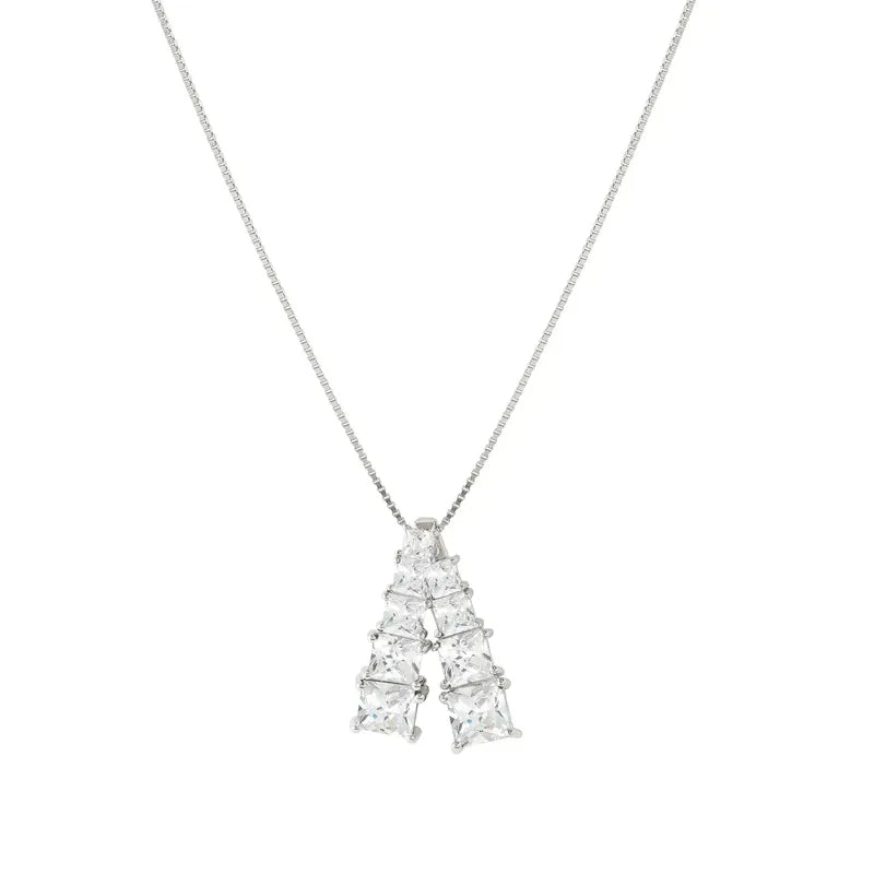 Nomination Daytonight Necklace, Cubic Zirconia, Sterling Silver
