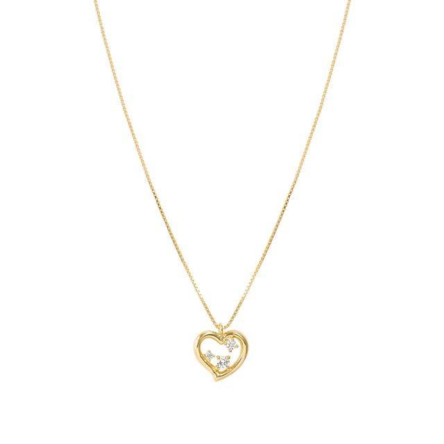 Nomination Dream Beats Heart Necklace White Stones
