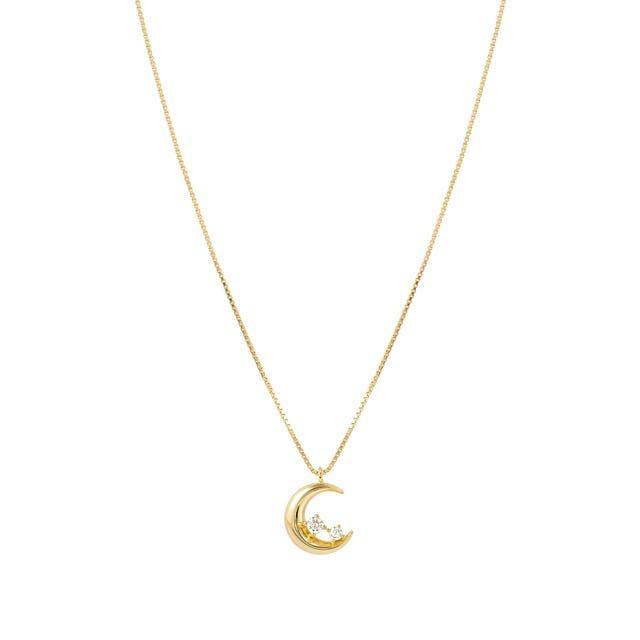 Nomination Dreams Beats Gold Moon Necklace