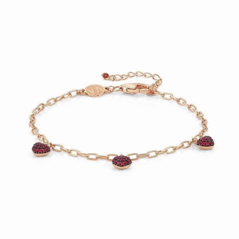 Nomination Easychic Hearts Bracelet 22K Rose Gold Finish