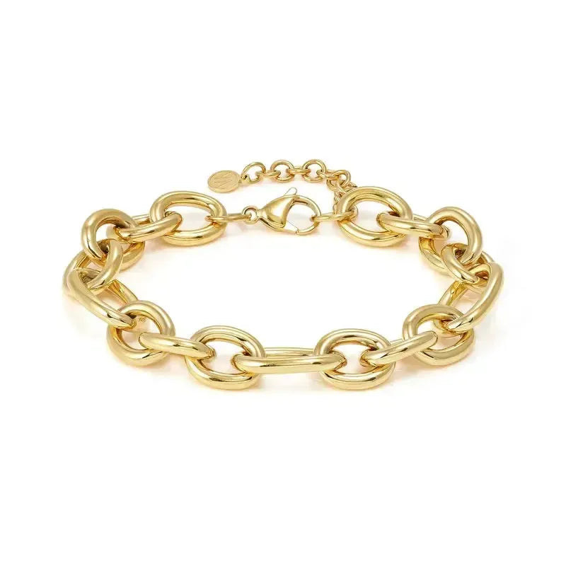 Nomination Ecclectica Gold Chunky Chain Bracelet