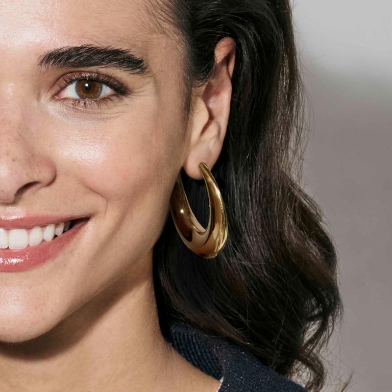 Nomination Ecclectica Gold Large Hoop Earrings