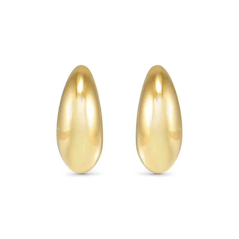 Nomination Ecclectica Large Gold Moon Hoop Earrings