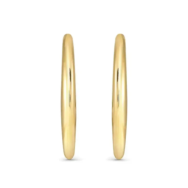 Nomination Ecclectica Medium Gold Drop Hoop Earrings