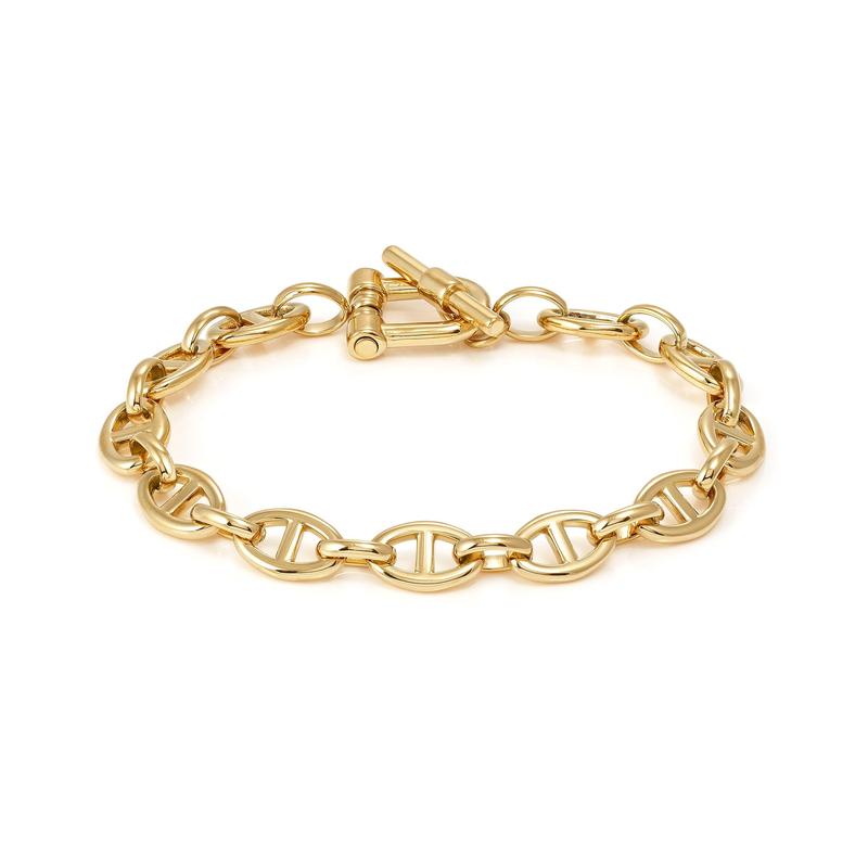 Nomination Ecclettica Gold Navy Chain Bracelet 134302/012