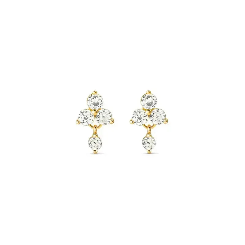 Nomination Elegant Life Bouquet Gold Stud Earrings