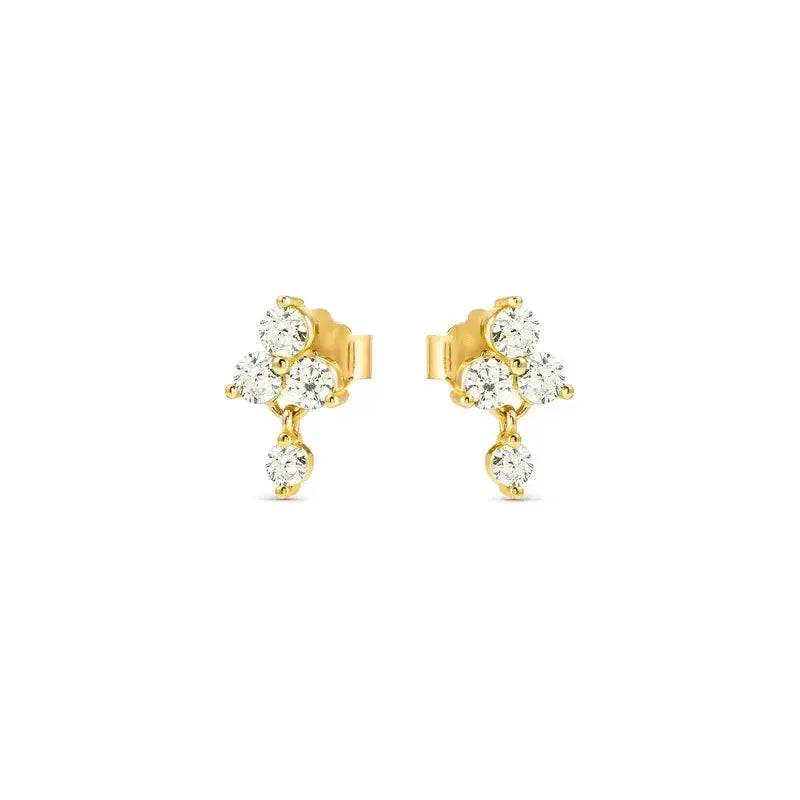 Nomination Elegant Life Bouquet Gold Stud Earrings