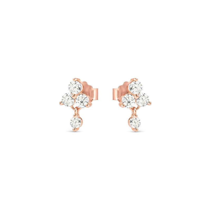 Nomination Elegant Life Bouquet Rose Gold Stud Earrings