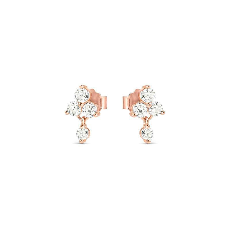 Nomination Elegant Life Bouquet Rose Gold Stud Earrings