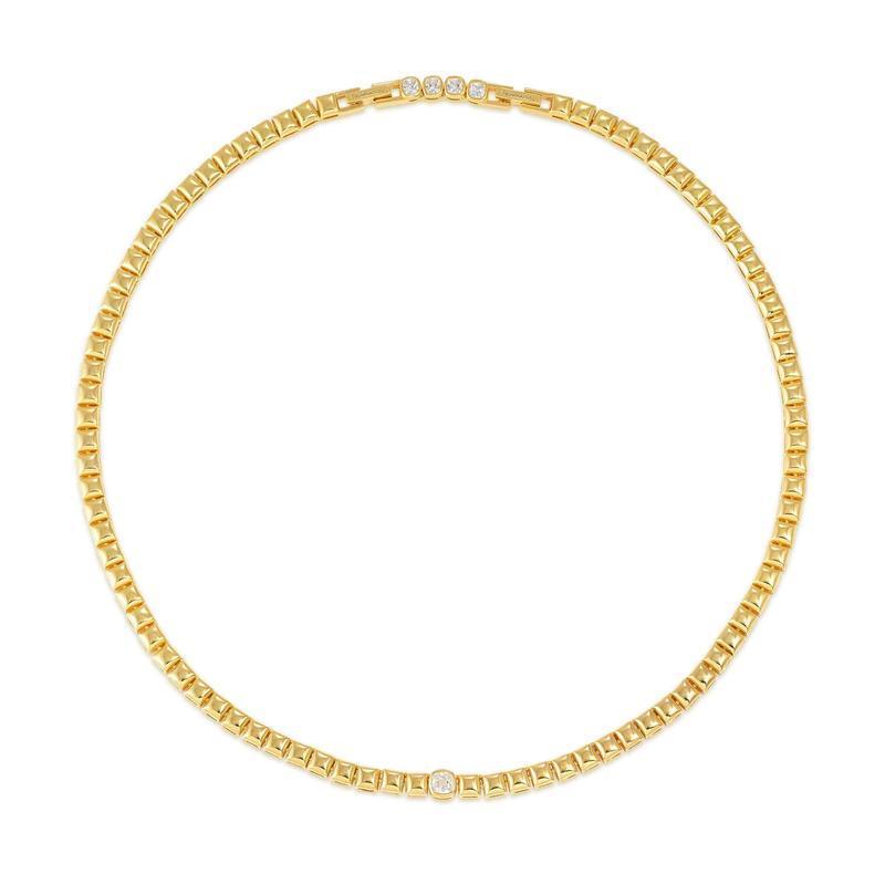 Nomination Enigmatic Shine Gold Cubic Zirconia Necklace