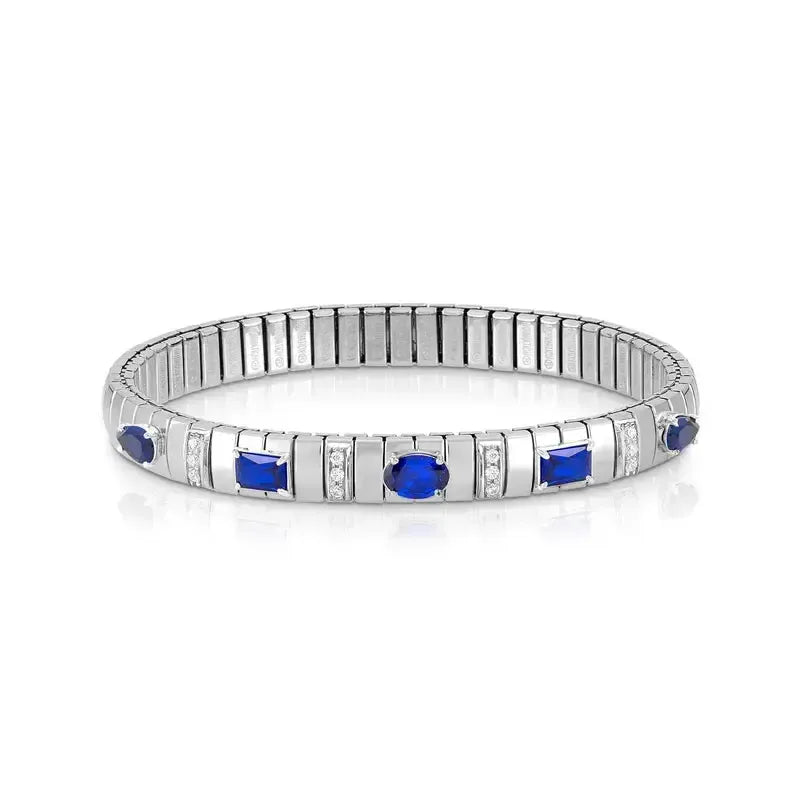 Nomination Extension Bracelet with Blue Cubic Zirconia