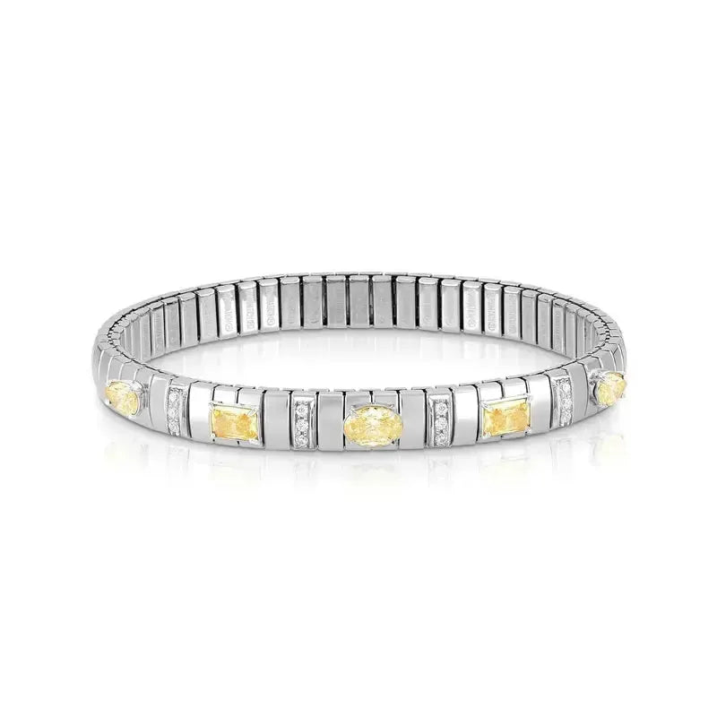Nomination Extension Bracelet with Yellow Cubic Zirconia
