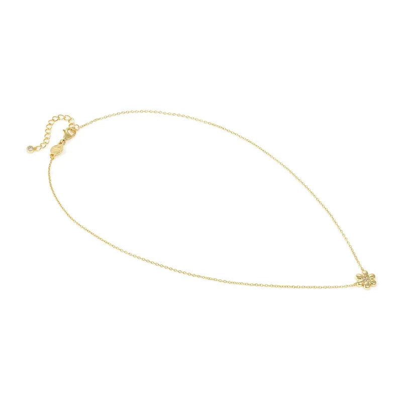 Nomination Gold Petit Sparkle Flower Necklace