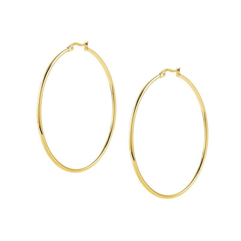 Nomination Golden Silhouette Hoop Earrings