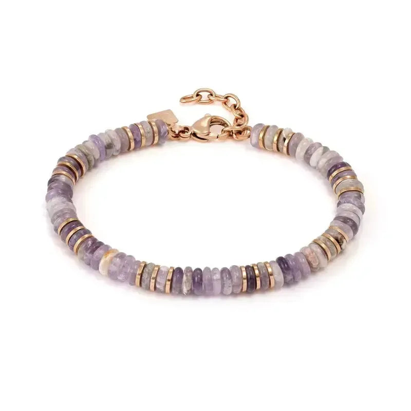 Nomination Instinctstyle Infinity Bracelet, Lilac Coloured Stones