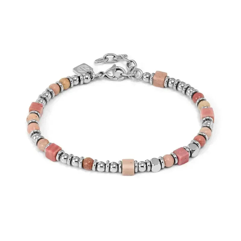 Nomination Instinctstyle Infinity Bracelet, Pink Stones