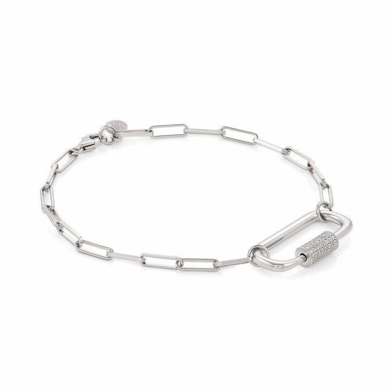 Nomination Large Charming Bracelet, Rhodium Treated
