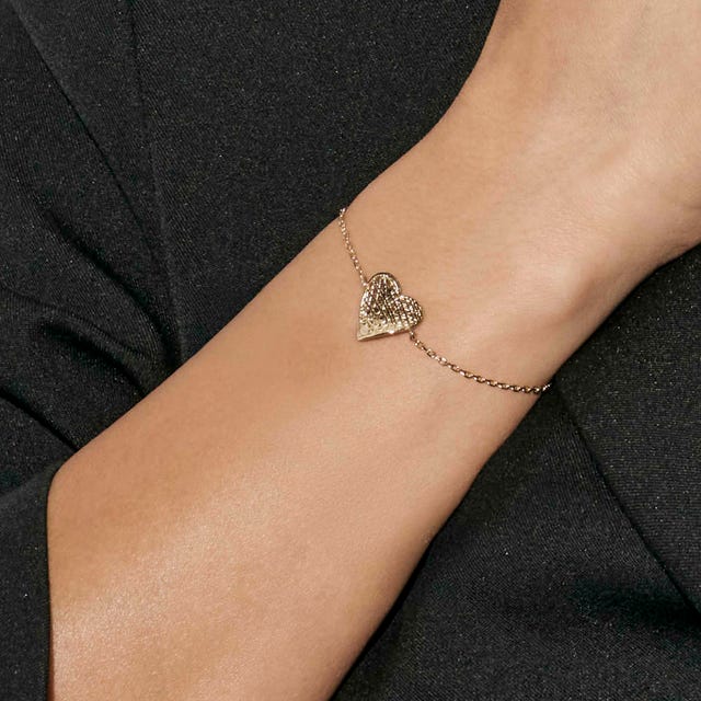 Nomination Leaf of Light Heart Silver Bracelet