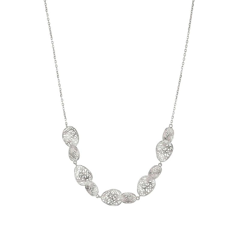 Nomination Leaf of Light Necklace, Central Bib with Ovals