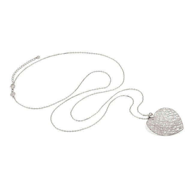 Nomination Leaf of Light Silver Heart Necklace
