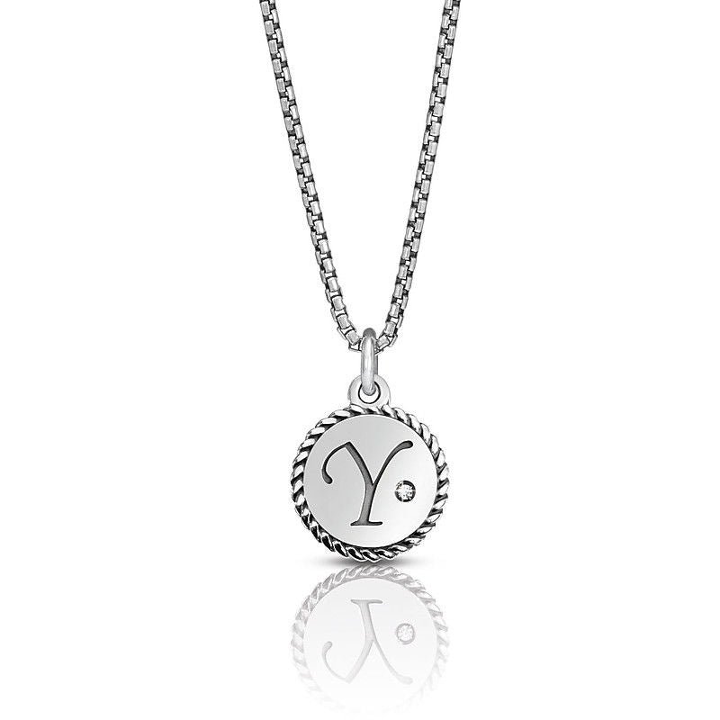 Nomination Letters Silver Necklace with Swarovski Zirconia 144120/025