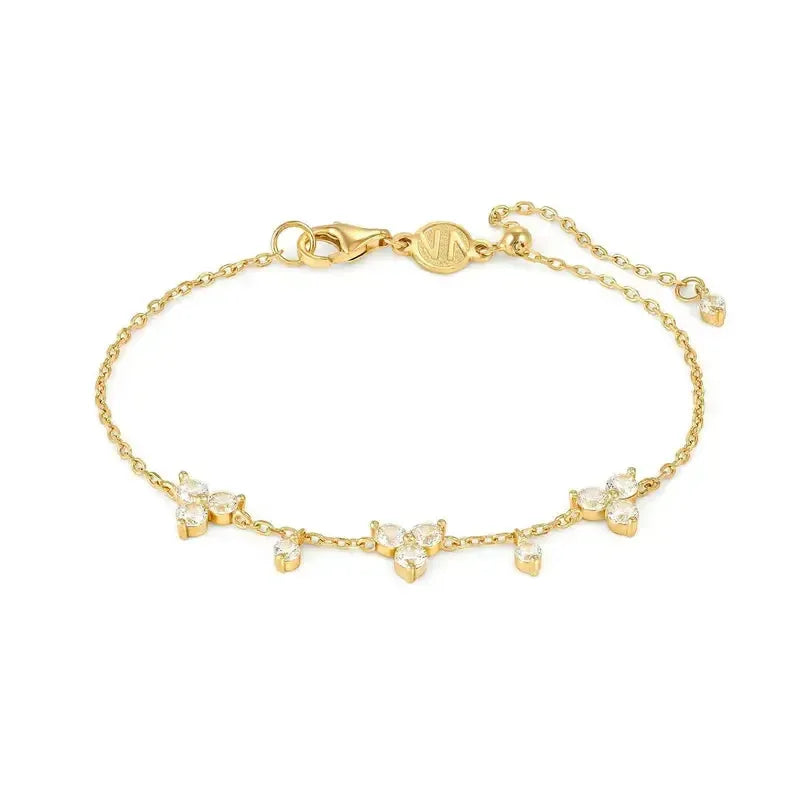 Nomination Life Bouquet Gold Bracelet with Cubic Zirconia