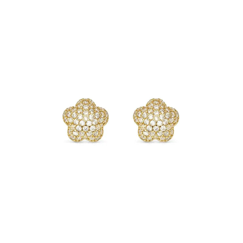 Nomination LifePoetry Gold Earrings with Rounded Flower