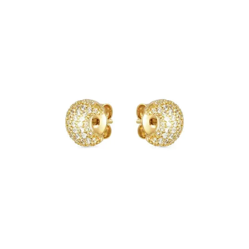 Nomination LifePoetry Gold Earrings with Rounded Moon