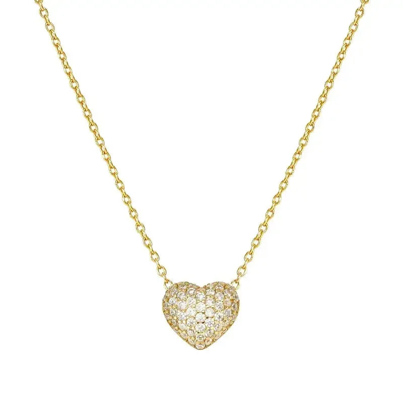 Nomination LifePoetry Gold Heart Necklace with Cubic Zirconia