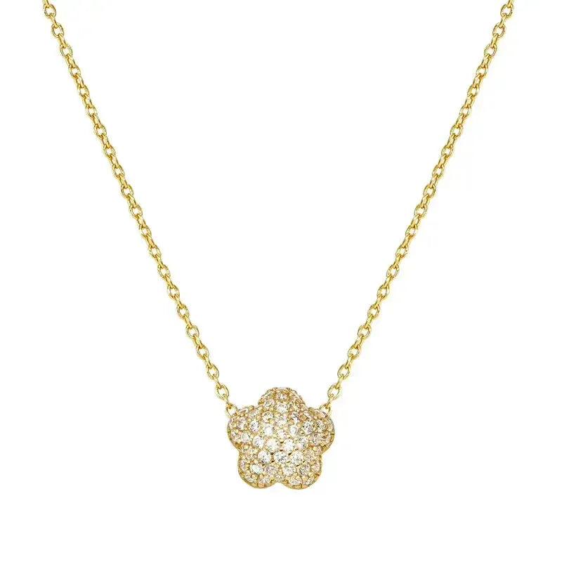 Nomination LifePoetry Gold Necklace with Rounded Flower