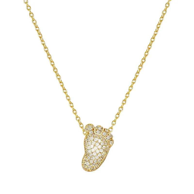 Nomination LifePoetry Gold Necklace with Rounded Footprint