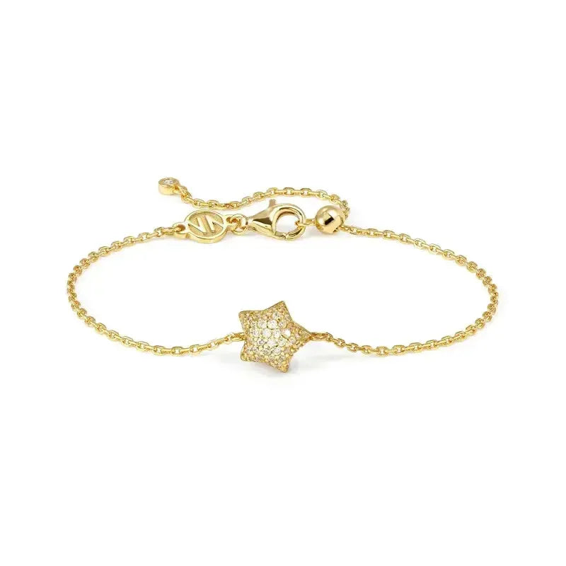 Nomination LifePoetry Gold Star Bracelet with Cubic Zirconia