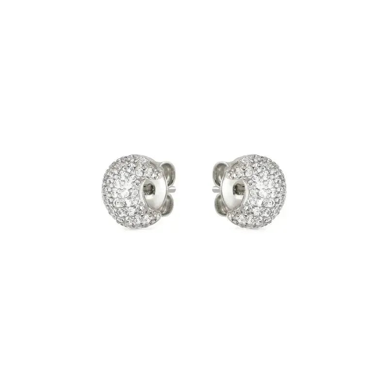 Nomination LifePoetry Silver Earrings with Rounded Moon