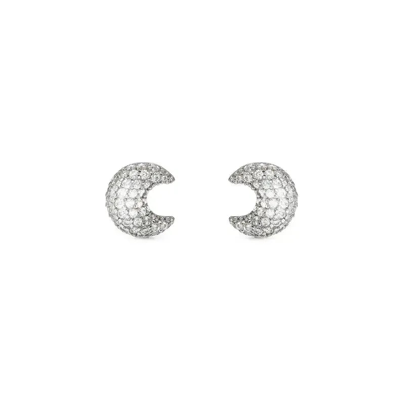 Nomination LifePoetry Silver Earrings with Rounded Moon