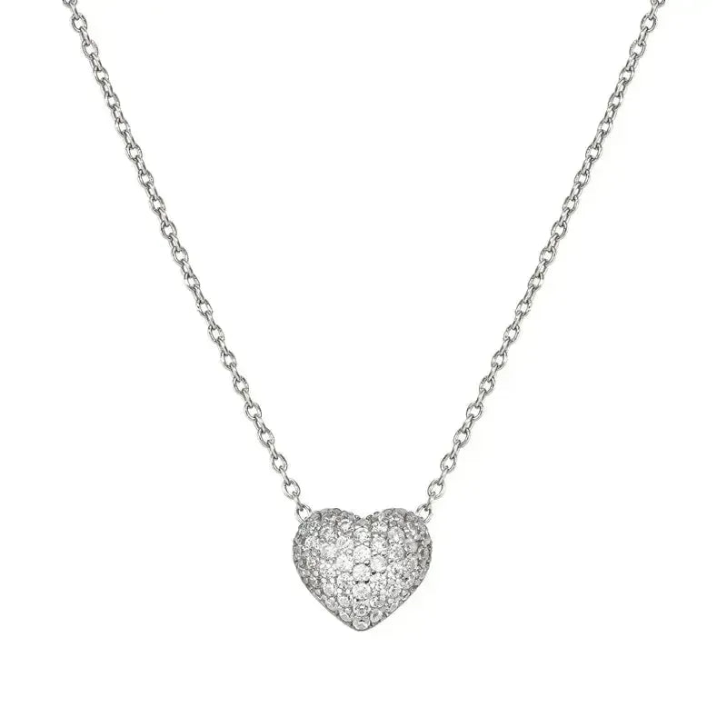Nomination LifePoetry Silver Heart Necklace with Cubic Zirconia