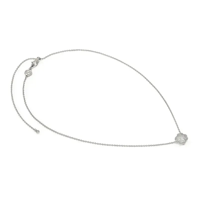 Nomination LifePoetry Silver Necklace with Rounded 4-Leaf Clover