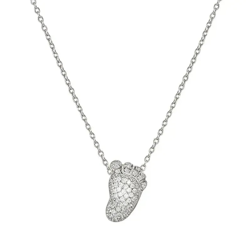 Nomination LifePoetry Silver Necklace with Rounded Footprint