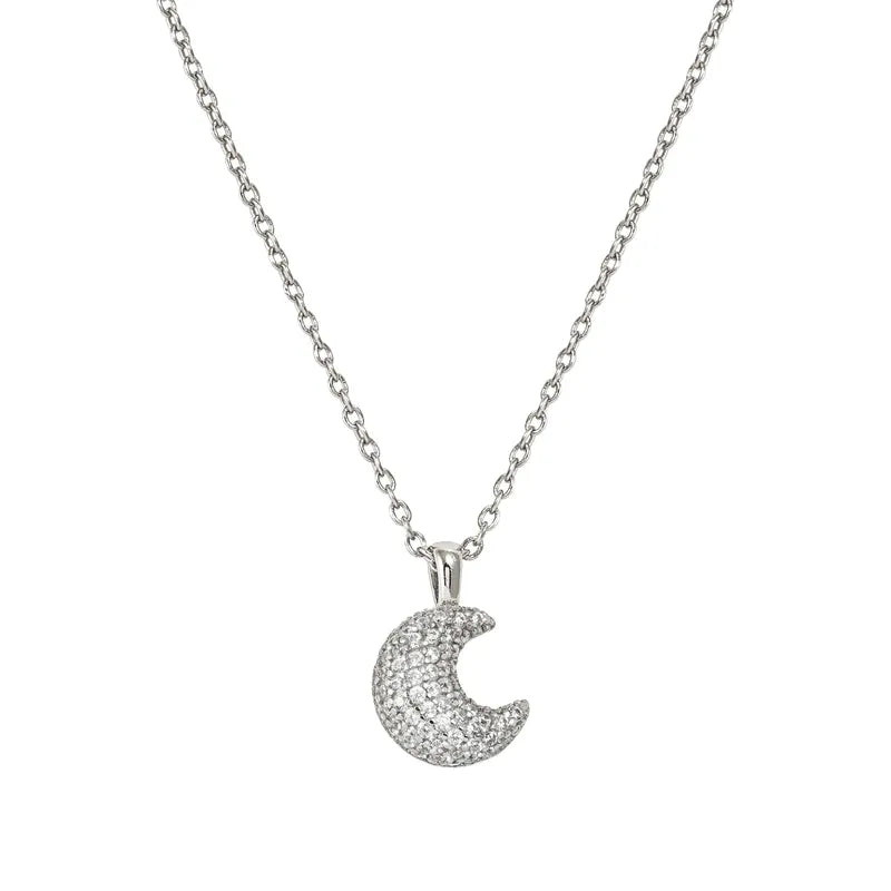 Nomination LifePoetry Silver Necklace with Rounded Moon